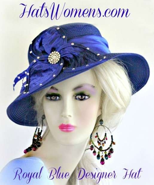 Ladies Ivory Bridal Wedding Hat With Rhinestones Designer Fashion Hats