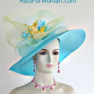 Dramatic Statement Floral Kentucky Derby Hats