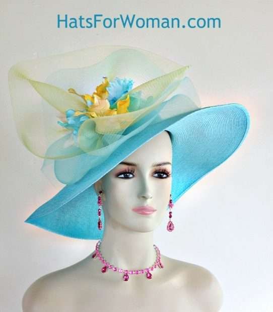 Dramatic Statement Floral Kentucky Derby Hats