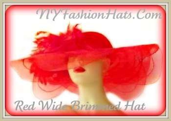 Kentucky Derby Hat For Women Red