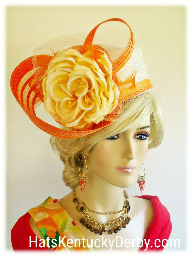 Custom Kentucky Derby Bespoke Hat For Women, Hats For Horse Races, Hats For Weddings, Haute Couture Designer Hats, Mother Of The Bride Hat, Pillbox Hats