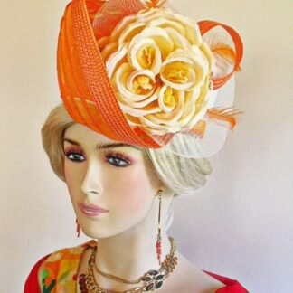 Couture Pillbox Wedding Hat For Women