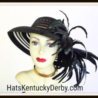Kentucky Derby Hats For Women, Hats For Horse Races, Hats For Weddings, Haute Couture Designer Hats, Motf Premium Black Statement Dramatic Feathered Sheer Designer Hat, Royal Ascot, Melbourne Cup, Horse Racing Races, Wedding Church Formal Hat uy7
