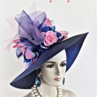 Kentucky Derby Hats For Women, Hats For Horse Races, Hats For Weddings, Haute Couture Designer Hats, Bespoke Formal Occasion Ladies Hat RRV4