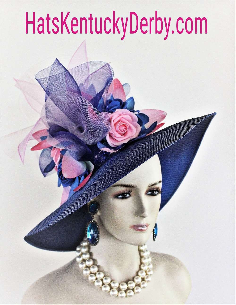 Kentucky Derby Hats For Women, Hats For Horse Races, Hats For Weddings, Haute Couture Designer Hats, Bespoke Formal Occasion Ladies Hat RRV4