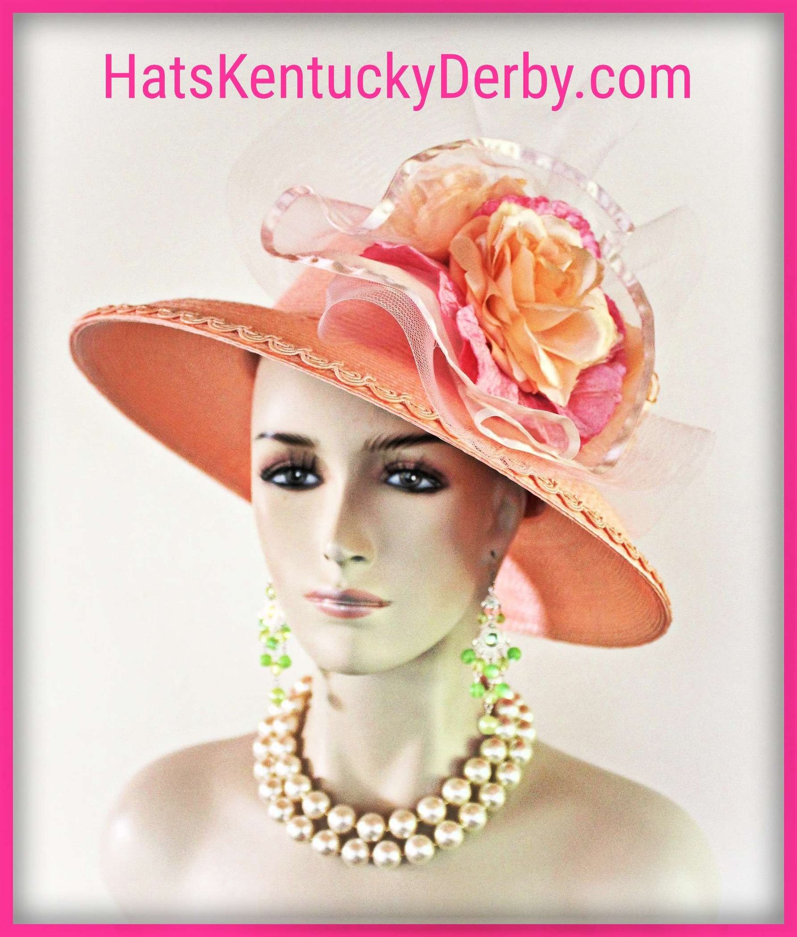 Couture Statement Designer Hat For Wedding Church Races