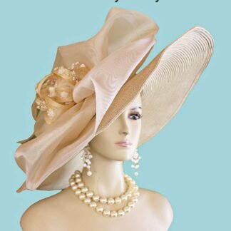 Premium Kentucky Derby Hats For Women, Hats For Horse Races, Hats For Weddings, Haute Couture Designer Hats, Mother Of The Bride Dress Hats, Large Brim Fashion Hats